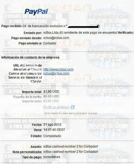 SCAM!! XcBux Grupo Antiscam (cobrado 2 veces) (da pionner) SCAM!! 2xcbux